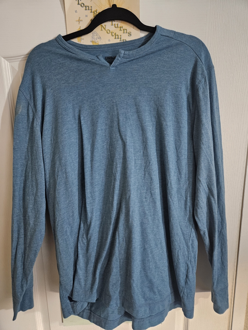 Untuckit Blue Long-Sleeve Men's Shirt